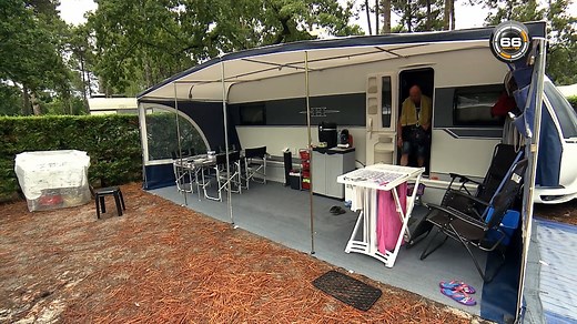 Le camping d'Arès, sur le bassin d'Arcachon, est l'un des plus grands de la région et compte de nombreux habitués. | 66 Minutes
