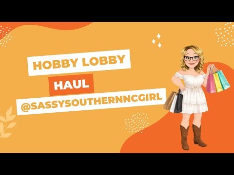 Hobby Lobby Clearance Haul // Fun Finds!