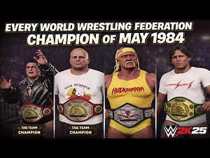 Every World Wrestling Federation Champion of May 1984 | Full Entrances & Belts