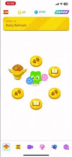 Duolingo Spanish gives you this when you finish the course