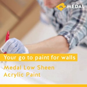 Medal’s low sheen paint is a great go to paint for your interior and exterior walls. It has high hiding power, is fully washable, stain and dirt resistant, easy to clean and comes in a variety of on-trend colours. View our range here: https://bit.ly/Low_Sheen_Acrylic #medalpaints #thegoodpaint #diypainting #housepainting #acrylic #pva #paintcolours | Medal Paints South Africa