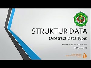 Pertemuan 6 - Struktur Data - ADT (Part 1) - Informatika UNJANI