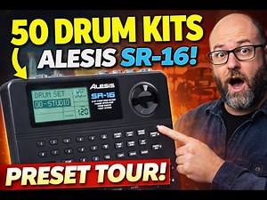All 50 Alesis SR-16 Drum Kits — The Complete Preset Tour (00–49)