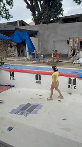 Pasilip lang 😍 Sana sumakses ang mga logos pag may tubig na hahaha. #BTS #mommyEtang #BTSARMY #poolideas | Mommy Etang