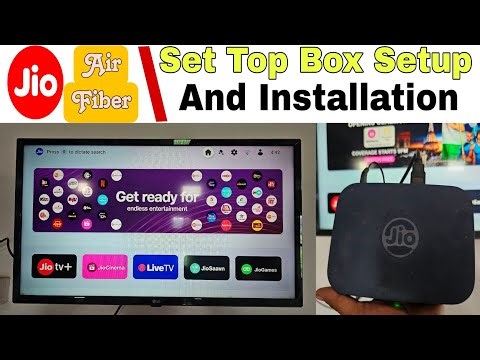 Jio Airfiber Set Top Box installation | Jio Airfiber Set Top Box Review | Channel & OTT connect TV