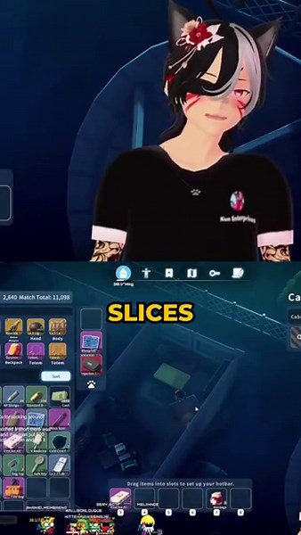 Eating 500 Slices of Cheese | #clips #vtuber #kittehkun