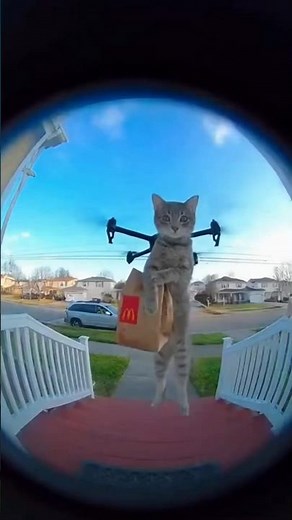 Drone Cat Delivery is HERE 📦