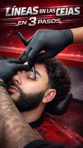 Eyebrow Lines in Just 3 Steps ✂️ Barber Tutorial 💈 For Beginners 📚