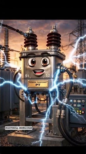 PT(Potential #transformer) kya hota hai?⚡High voltage ko safely measure karne ka easy concept!#duet