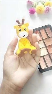 Cute giraffe clay art#viral#clay art with Sadia