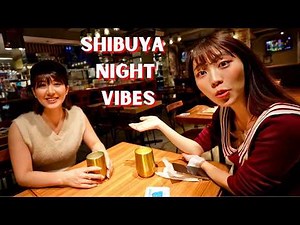 A Tokyo Night in Shibuya with Two Japanese Girls