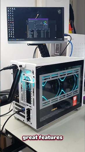 1440p am5 7700 w rx7800xt mitx gaming pc build in cooler Masterbox NR200P V1 WHITE