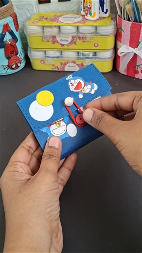 diy doraemon wallet😱😍 #diy #crafts