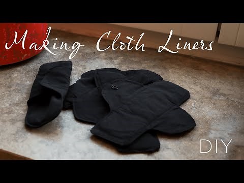 Making Cloth Liners | natural DIY for a minimal waste period