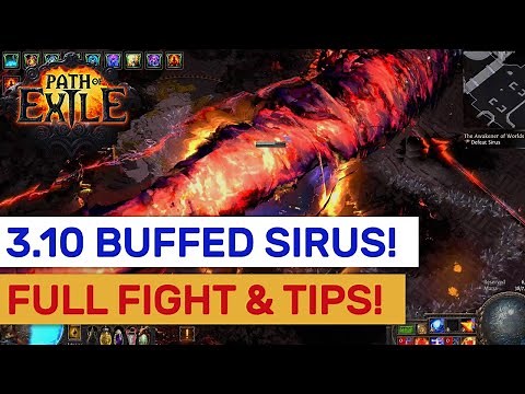 3.10 Buffed Sirus! Full Fight With Explanations & Tips! | POE Delirium