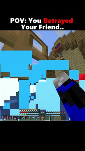 POV: You Betrayed Your Friend.. #minecraft
