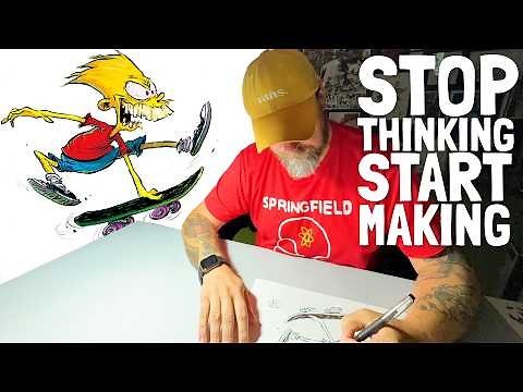 Inking Bart Simpson & How To Start Making!