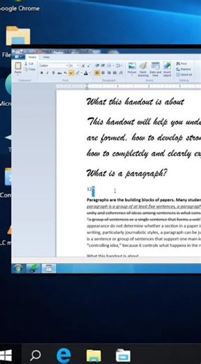 WordPad Home Tab - Super Script, Sub Script #windows #computereducation #computerscience
