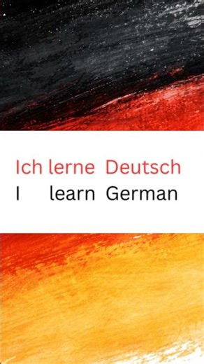 ⚫ 🔴 🟡 Ich lerne Deutsch ⚫ 🔴 🟡#germanlanguage #lerngerman