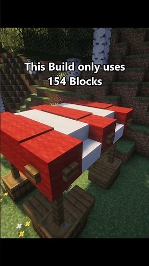 I Built This Cool Market Stand With Just 154 Blocks!