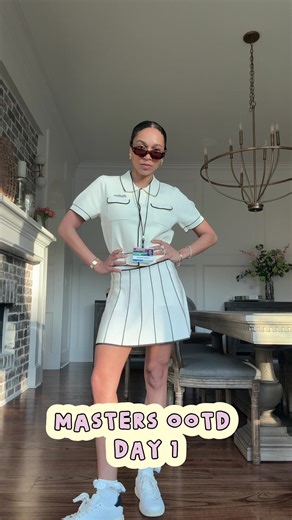 what I wore to Augusta — absolutely I am going to wear a set whenever I get the opportunity !! Anyone else obsessing over the perfect on course style ? #augusta #themasters #womensgolf #golffashion #malbon