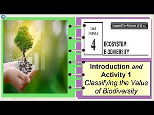 Science 10 Quarter 3 Module 4 Activity 1 - Classifying the Value of Biodiversity