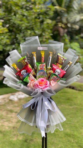 Buket sanck versi low budget😍 #bouquet #viral #florist #buketsnack #artificial #buket #fyp