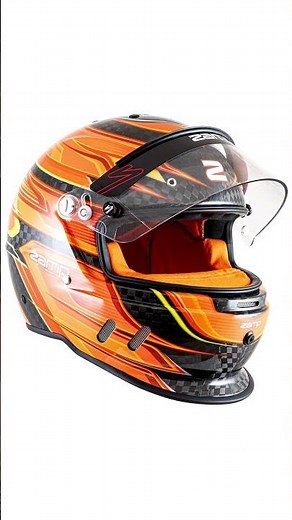 Zamp RZ-67D Flo Orange | Snell SA2025 Dirt Helmet
