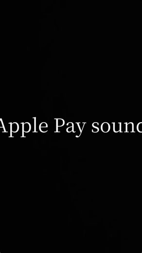 apple pay sound #viral