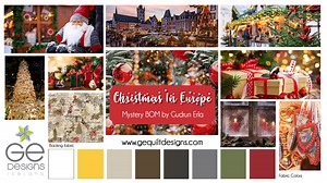 Christmas In Europe Block of the Month Quilt Program- Full Access with