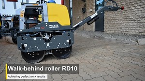 RD10 Walk-behind roller by Wacker Neuson