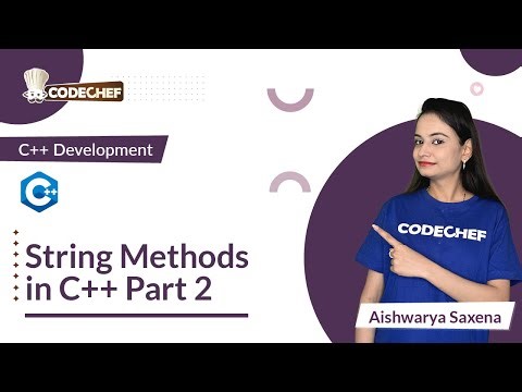 String Methods in C++ - Part 2
