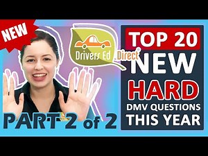 Part 2: 10 NEW DMV Test Questions | From Easy to Hard: Don't Miss These DMV Test Brain Busters!