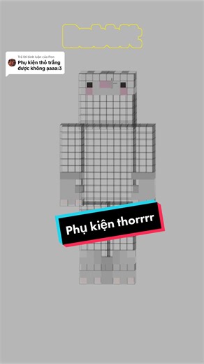 Tạo Skin Minecraft Đáng Yêu Theo Yêu Cầu