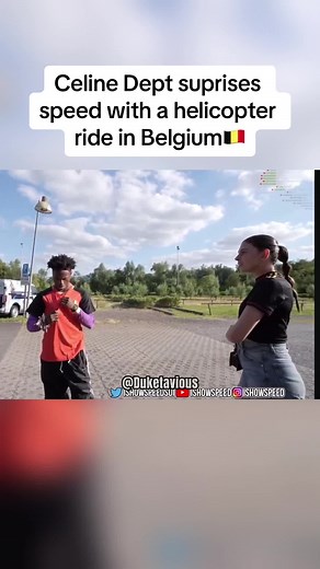 Celine Dept Surprises Speed with a Thrilling Helicopter Ride in Belgium