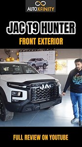 7.1K views · 28 reactions | The bold & aggressive front exterior of JAC T9 Hunter possesses a host of features! #autoxfinity #jact9hunter #autoindustry #carsinpakistan #carreview #carfeatures #jacmotors #pickuptruck | AutoXfinity | Facebook