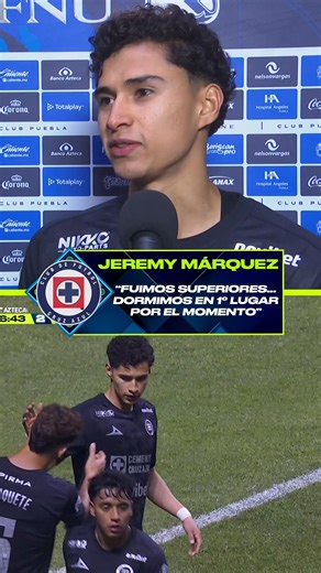 Cruz Azul descansará esta noche como líder general 🚂 Jeremy Márquez habló desde el Estadio Cuauhtémoc después de la victoria ante Puebla, la Máquina atraviesa un momento excepcional y la próxima jornada regresa a Puebla para jugar vs Pumas en una cancha que se le da muy bien 🔥 #ViernesBotanero | TV Azteca Deportes