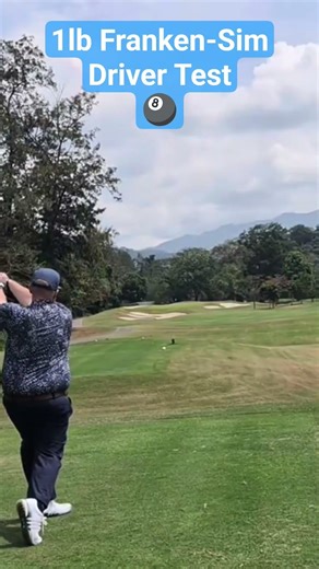 1lb Driver Test #golf #golfswing #driver #advancedballstriking