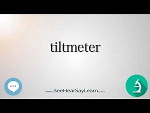tiltmeter Scientific Instrumentation 🔊