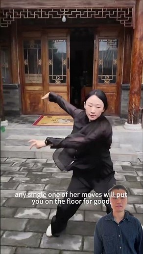 any single one of her moves will put you on the floor for good #kungfu #martialarts