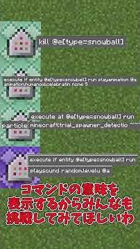 [統合版]エラーがでてないのにコマンドが動かない！！！ #コマンド #マイクラ #minecraft
