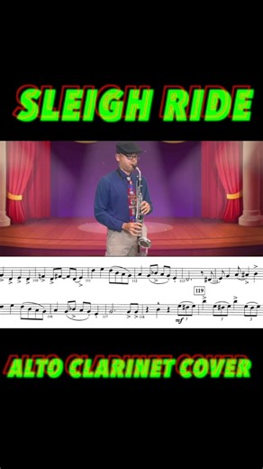 Sleigh Ride - Alto Clarinet #altoclarinet #clarinet #band #christmas