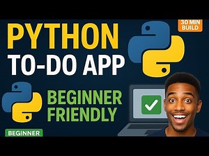 Python To-Do App Project | Build Your Own Task Manager (Beginner Friendly & Practical)