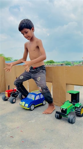 Remote Control Jcb And Dumper Truck rctractor Unboxing And Testing Short Video #automobile