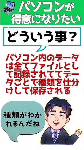 得意な方はみんな知ってる秘密のパソコン専門用語｜ファイルって知ってる？ #Shorts