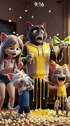 Who Controls the Remote?! 😹 | Hilarious Cat Family Fight