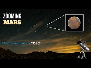 Planet MARS Through My Celestron Astromaster 130 EQ