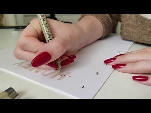 Handlettering Schriftarten für Anfänger