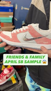 Friends and family April SB dunk low sample. Rumored to be 24 pairs made 🦩🔥 Would you cop these if they released?⬇️ | Sneaker Con