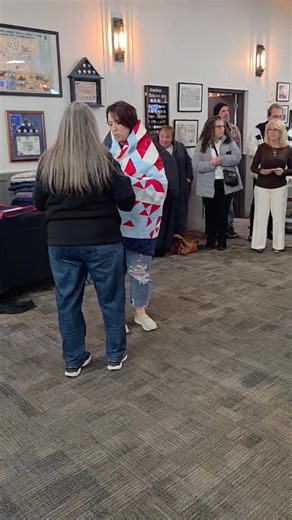 Veteran's Day Ceremony video Part 2 | Quilts of Valor / Bay Area Quilters